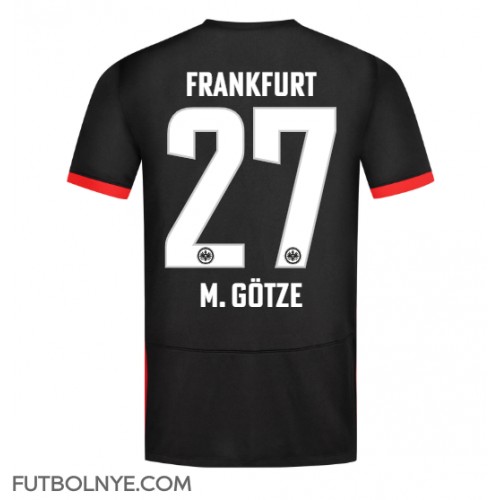 Camiseta Eintracht Frankfurt Mario Gotze #27 Visitante Equipación 2024-25 manga corta